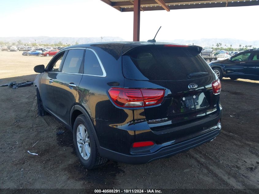 2019 KIA SORENTO 2.4L L - 5XYPG4A30KG575917