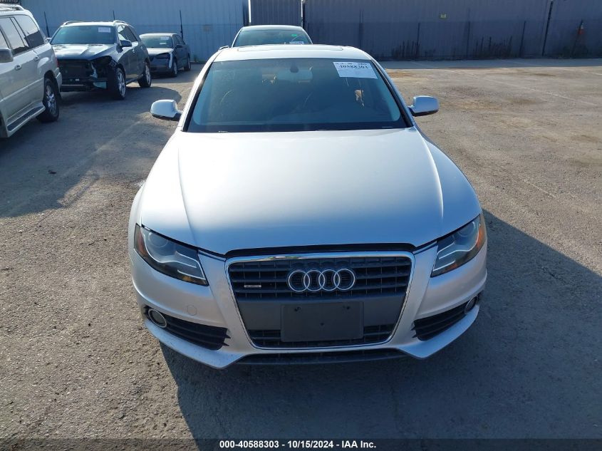 2012 Audi A4 2.0T Premium VIN: WAUFFAFL5CN007417 Lot: 40588303