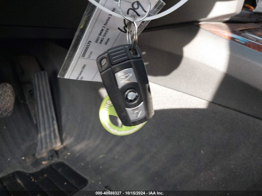 2007 BMW 328Xi VIN: WBAVC73507KP36235 Lot: 40588327