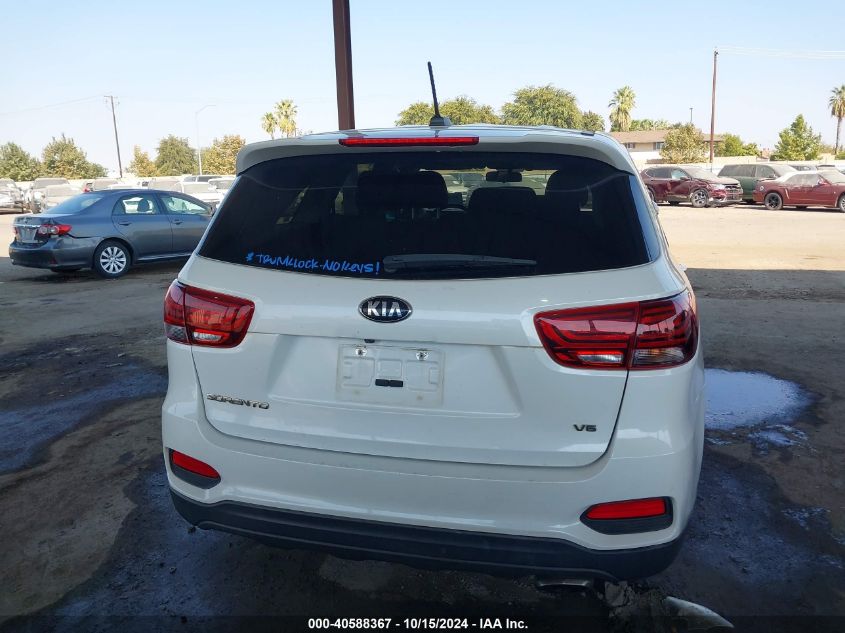 2020 Kia Sorento 3.3L Lx VIN: 5XYPG4A55LG616450 Lot: 40588367