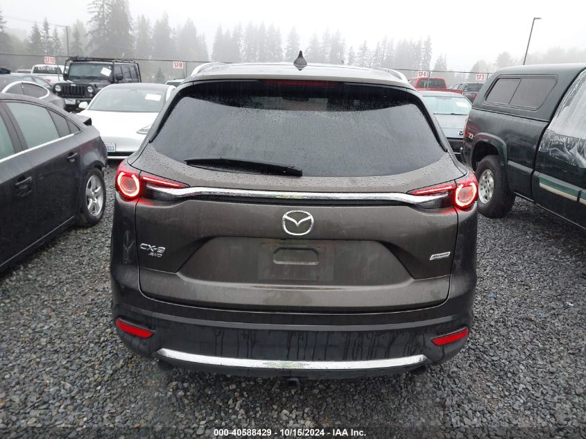 2016 Mazda Cx-9 Grand Touring VIN: JM3TCBDY2G0122943 Lot: 40588429