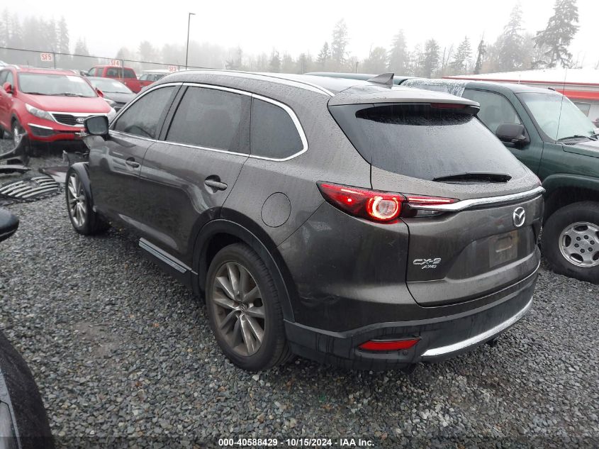 2016 Mazda Cx-9 Grand Touring VIN: JM3TCBDY2G0122943 Lot: 40588429