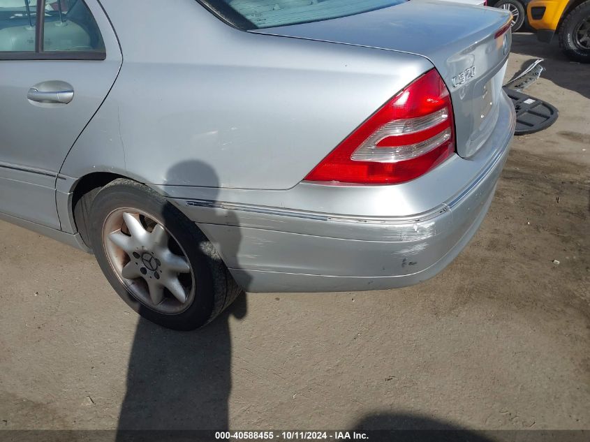 2002 Mercedes-Benz C 320 VIN: WDBRF64J32E002096 Lot: 40588455