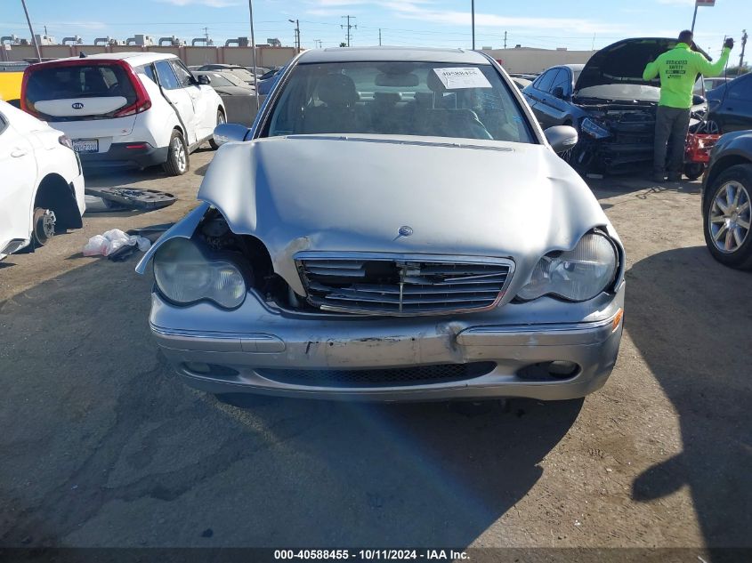 2002 Mercedes-Benz C 320 VIN: WDBRF64J32E002096 Lot: 40588455