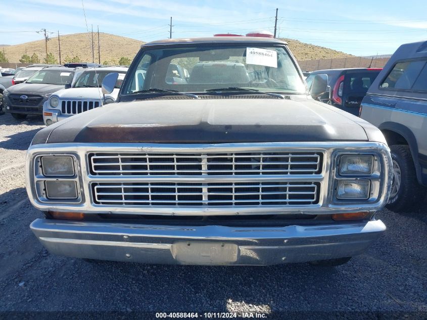 1979 Dodge D150 VIN: D27JF9C102653 Lot: 40588464