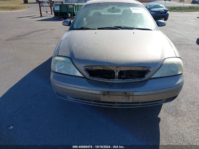 2002 Mercury Sable Gs VIN: 1MEFM50U12A634444 Lot: 40588478