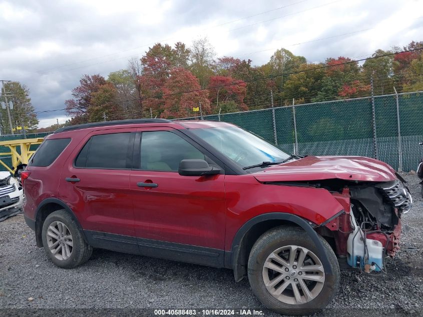 2016 Ford Explorer VIN: 1FM5K8B84GGC32082 Lot: 40588483