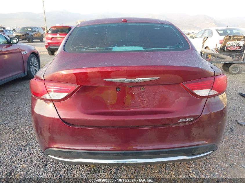 2015 Chrysler 200 Limited VIN: 1C3CCCAB8FN753765 Lot: 40588503