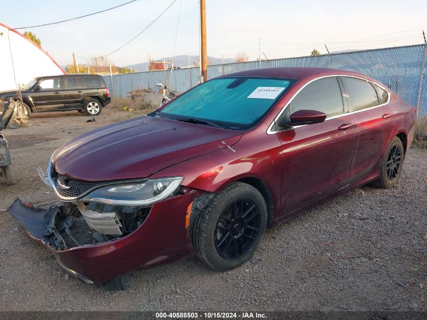 2015 Chrysler 200 Limited VIN: 1C3CCCAB8FN753765 Lot: 40588503