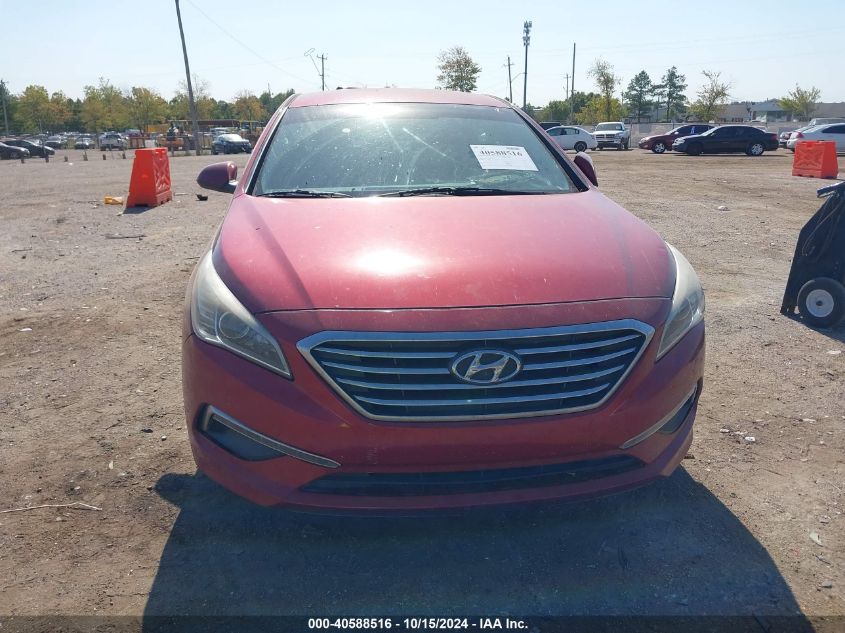 2015 Hyundai Sonata Se VIN: 5NPE24AF9FH126024 Lot: 40588516