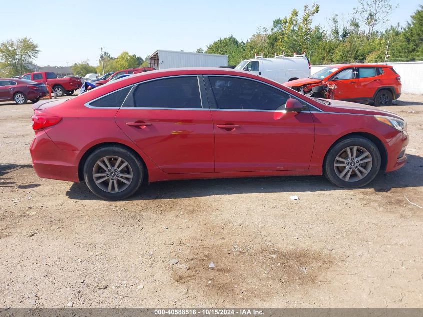 2015 Hyundai Sonata Se VIN: 5NPE24AF9FH126024 Lot: 40588516