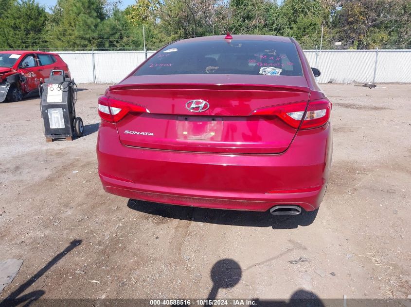 2015 Hyundai Sonata Se VIN: 5NPE24AF9FH126024 Lot: 40588516