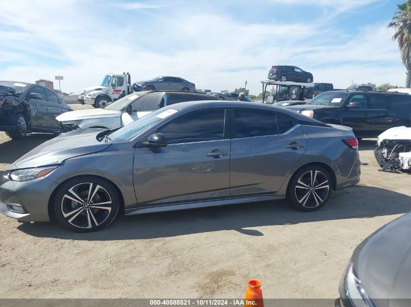 2022 Nissan Sentra Sr Xtronic Cvt VIN: 3N1AB8DV0NY273443 Lot: 40588521