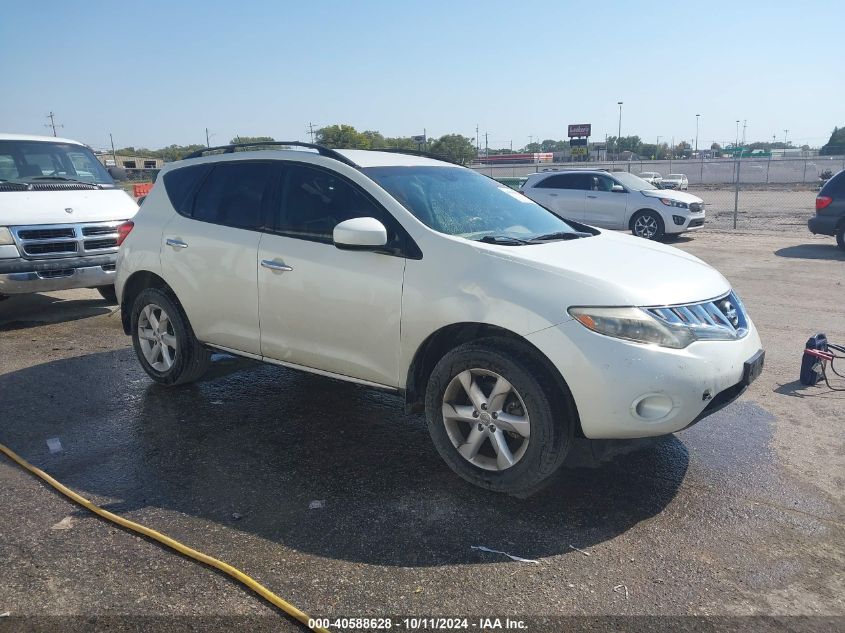 JN8AZ1MW0AW117899 2010 Nissan Murano Sl