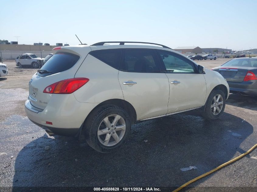 JN8AZ1MW0AW117899 2010 Nissan Murano Sl