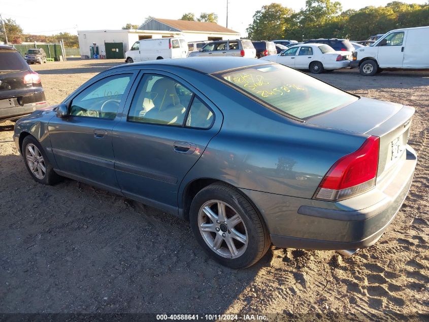 2001 Volvo S60 2.4T VIN: YV1RS58D812075924 Lot: 40588641