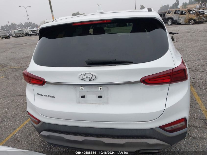 2020 Hyundai Santa Fe Sel VIN: 5NMS33AD4LH166710 Lot: 40588684