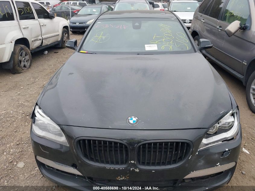 2015 BMW 750I xDrive VIN: WBAYB6C57FD965802 Lot: 40588698