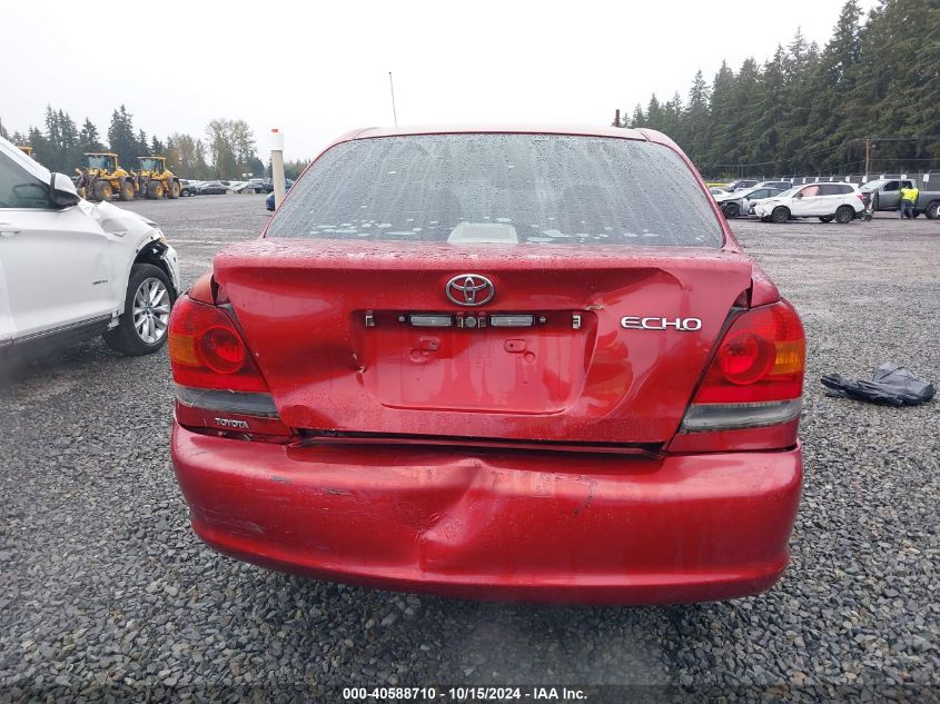 2005 Toyota Echo VIN: JTDBT123150363217 Lot: 40588710