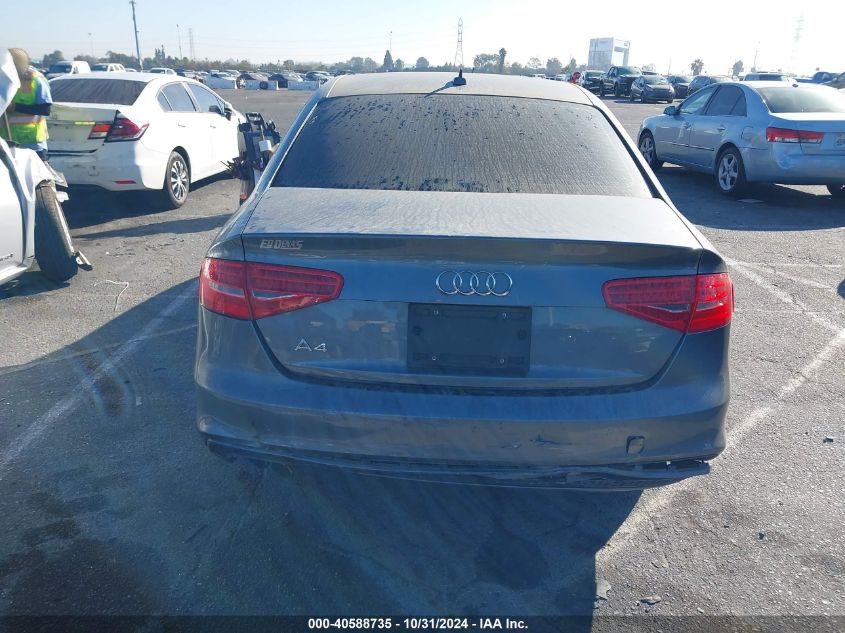 2014 AUDI A4 2.0T PREMIUM - WAUAFAFL2EN010420