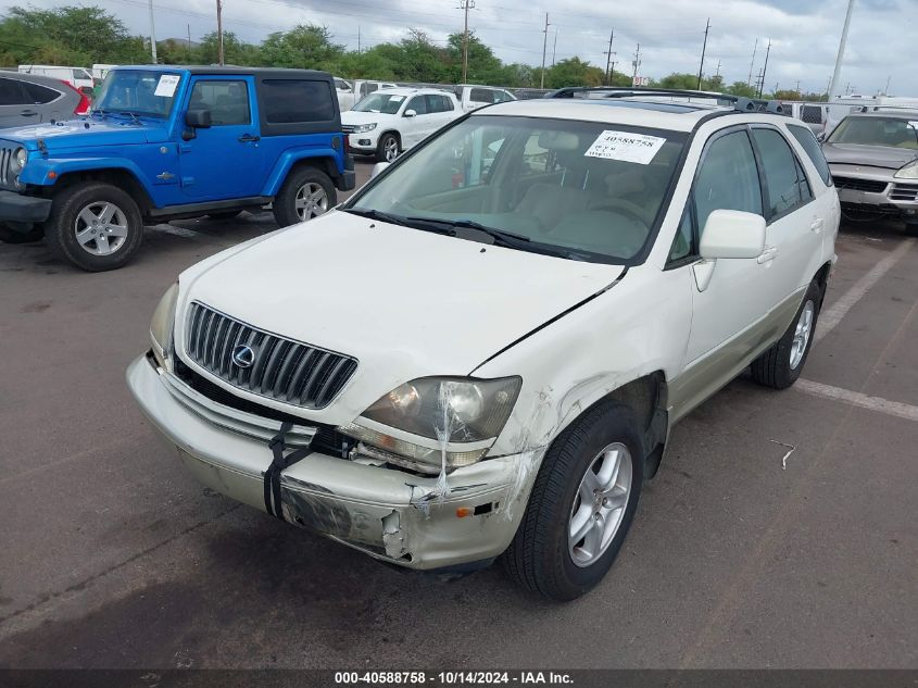 1999 Lexus Rx 300 VIN: JT6GF10U7X0023346 Lot: 40588758