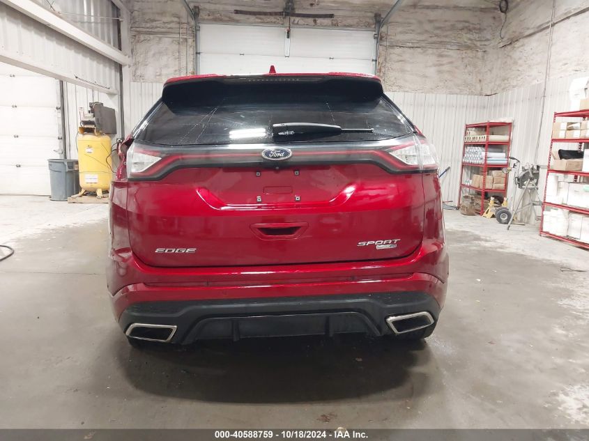 2018 Ford Edge Sport VIN: 2FMPK4AP4JBB40737 Lot: 40588759