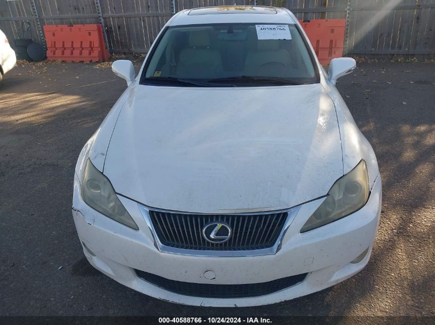 2009 Lexus Is 250 VIN: JTHBK262695103462 Lot: 40588766