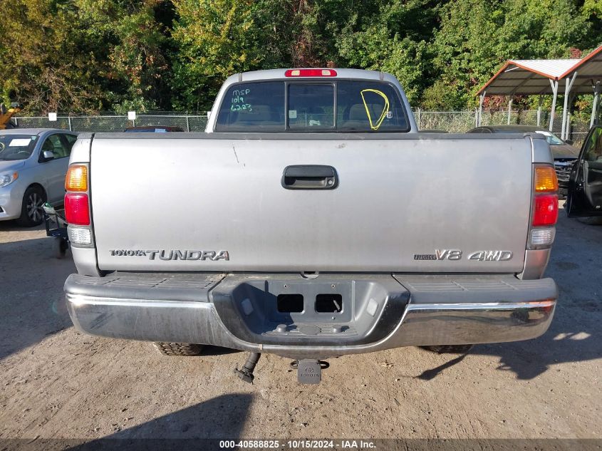 2004 Toyota Tundra Sr5 V8 VIN: 5TBBT44144S446223 Lot: 40588825