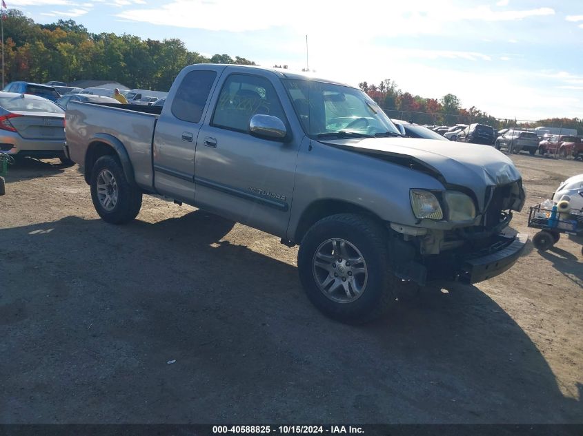 2004 Toyota Tundra Sr5 V8 VIN: 5TBBT44144S446223 Lot: 40588825