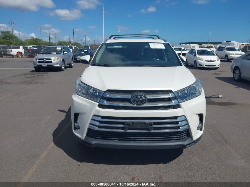 2018 Toyota Highlander Limited VIN: 5TDDZRFH3JS850437 Lot: 40588841