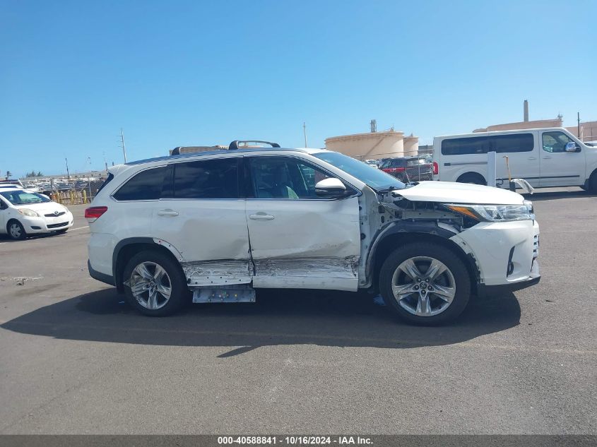 2018 Toyota Highlander Limited VIN: 5TDDZRFH3JS850437 Lot: 40588841