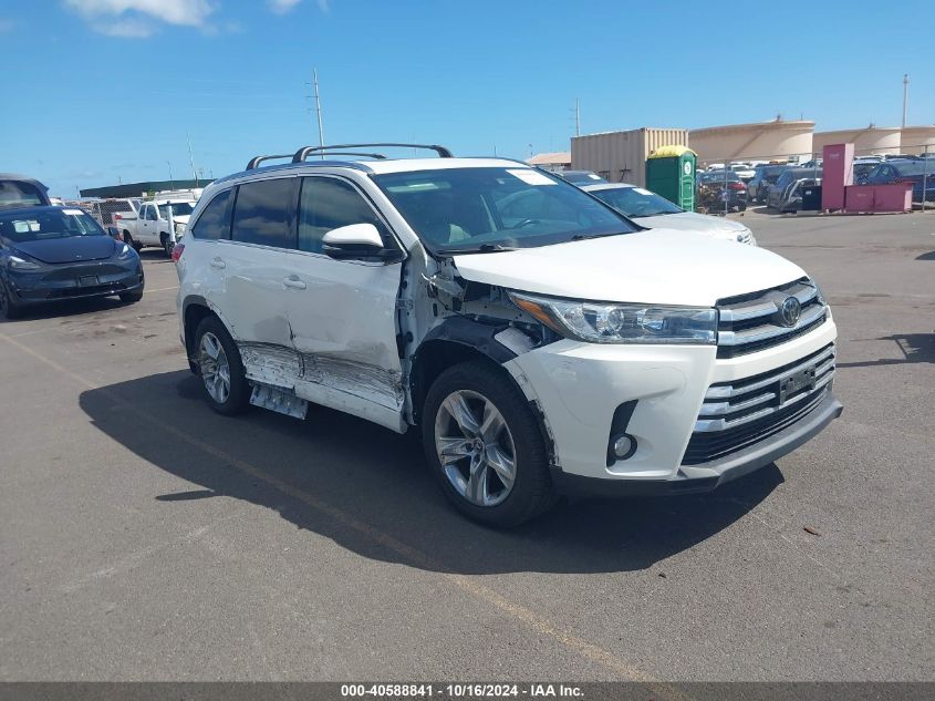 2018 TOYOTA HIGHLANDER LIMITED - 5TDDZRFH3JS850437