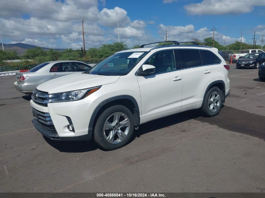 2018 Toyota Highlander Limited VIN: 5TDDZRFH3JS850437 Lot: 40588841