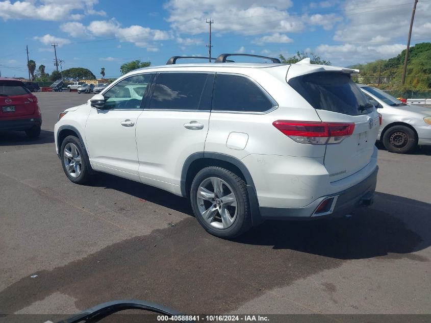 2018 Toyota Highlander Limited VIN: 5TDDZRFH3JS850437 Lot: 40588841