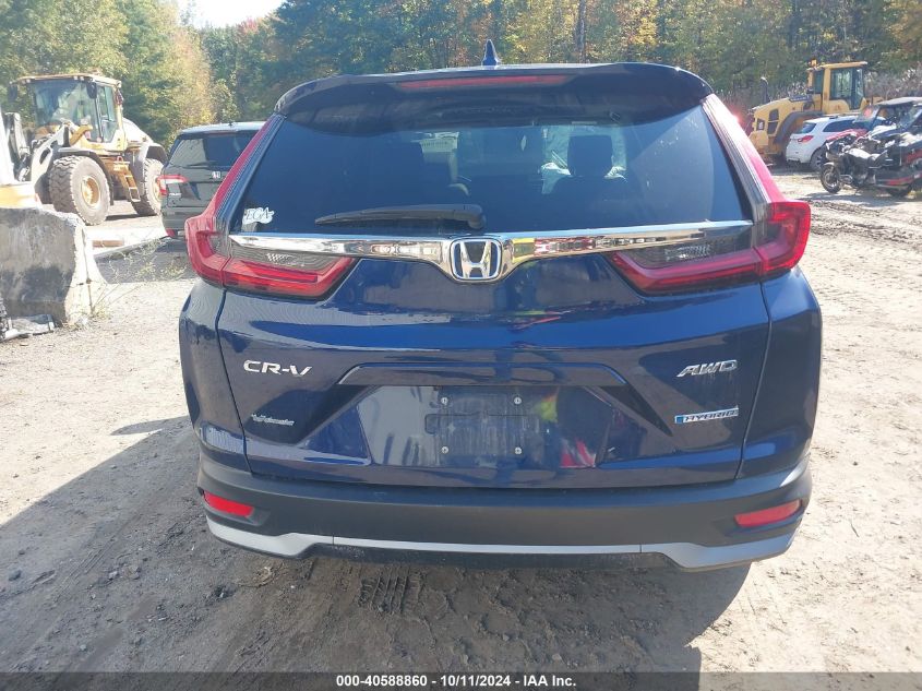 5J6RT6H85NL002015 2022 Honda Cr-V Hybrid Ex-L