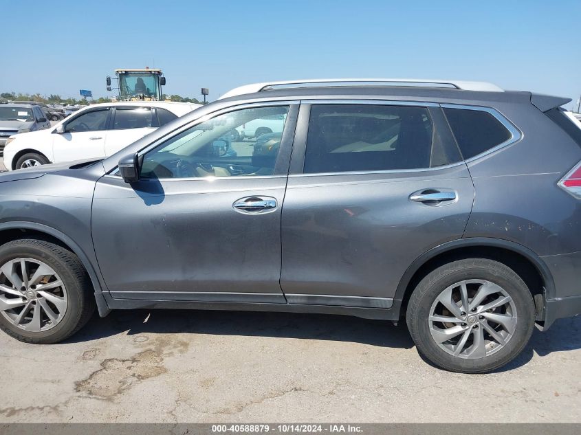 2015 Nissan Rogue Sl VIN: 5N1AT2MV7FC758546 Lot: 40588879