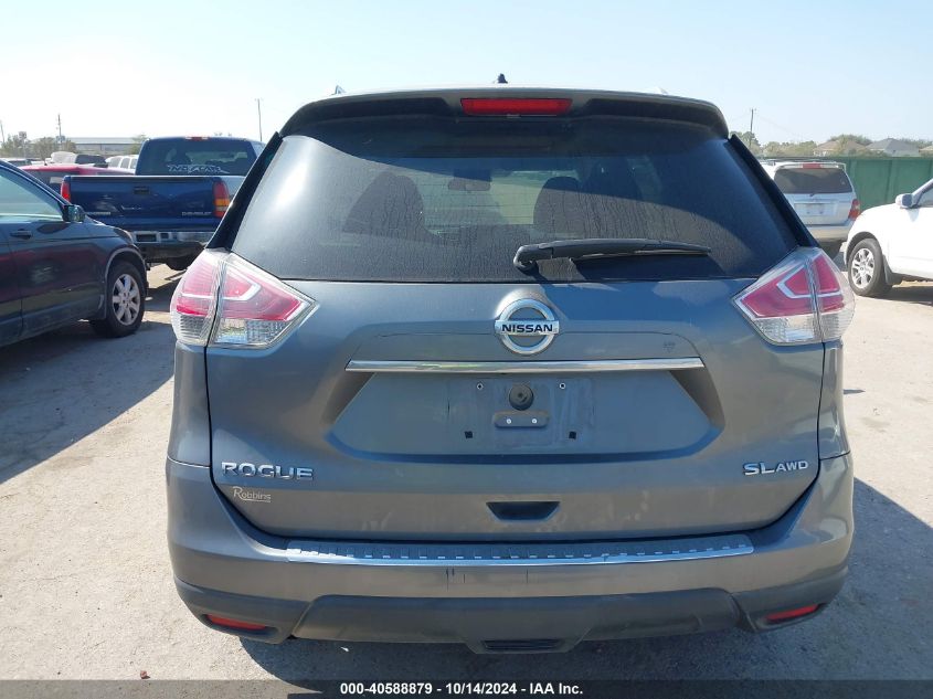 2015 Nissan Rogue Sl VIN: 5N1AT2MV7FC758546 Lot: 40588879