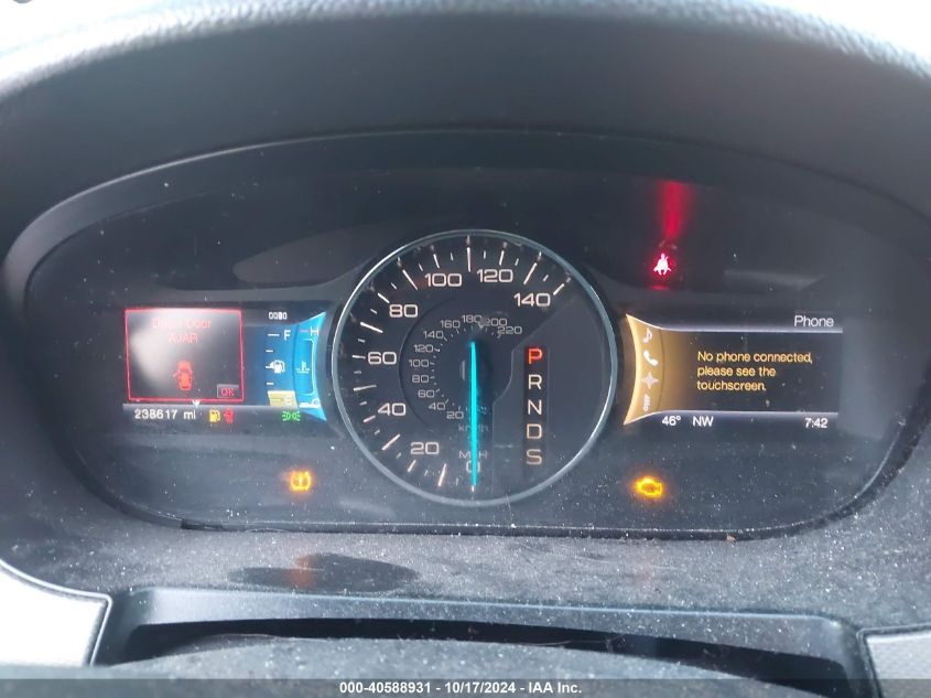 2013 Ford Edge Sel VIN: 2FMDK4JC9DBB20990 Lot: 40588931