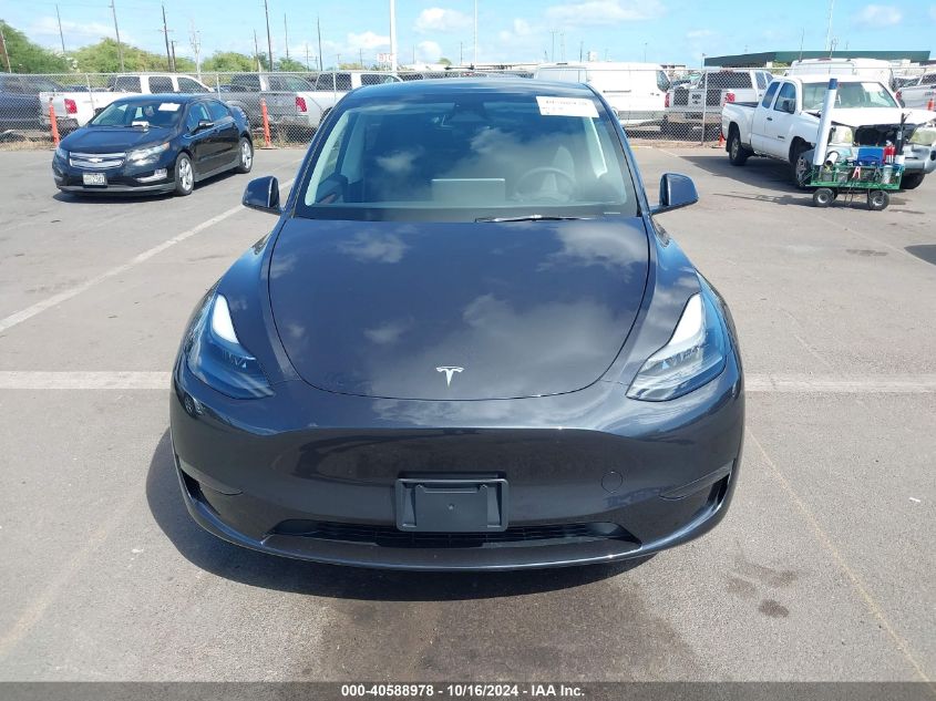 2024 Tesla Model Y Long Range Dual Motor All-Wheel Drive VIN: 7SAYGDEE6RF183836 Lot: 40588978