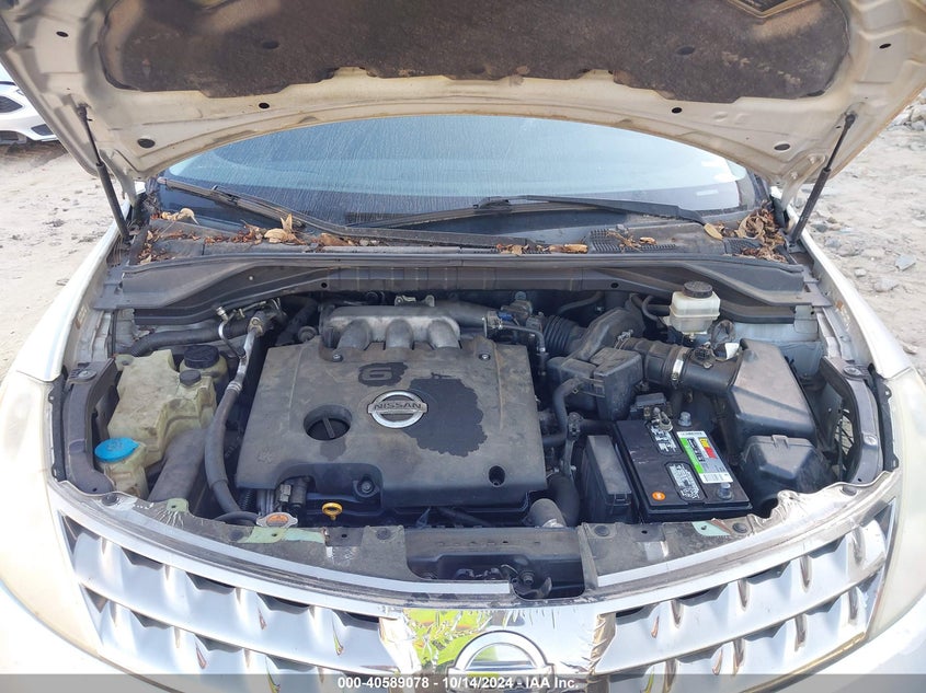 2007 Nissan Murano S VIN: JN8AZ08T57W524751 Lot: 40589078