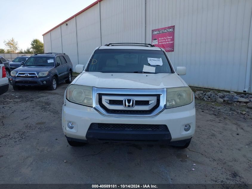 2011 Honda Pilot Touring VIN: 5FNYF3H93BB021063 Lot: 40589181