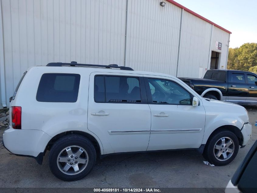 2011 Honda Pilot Touring VIN: 5FNYF3H93BB021063 Lot: 40589181