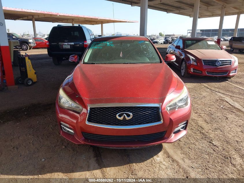 2015 Infiniti Q50 Premium VIN: JN1BV7APXFM354286 Lot: 40589262