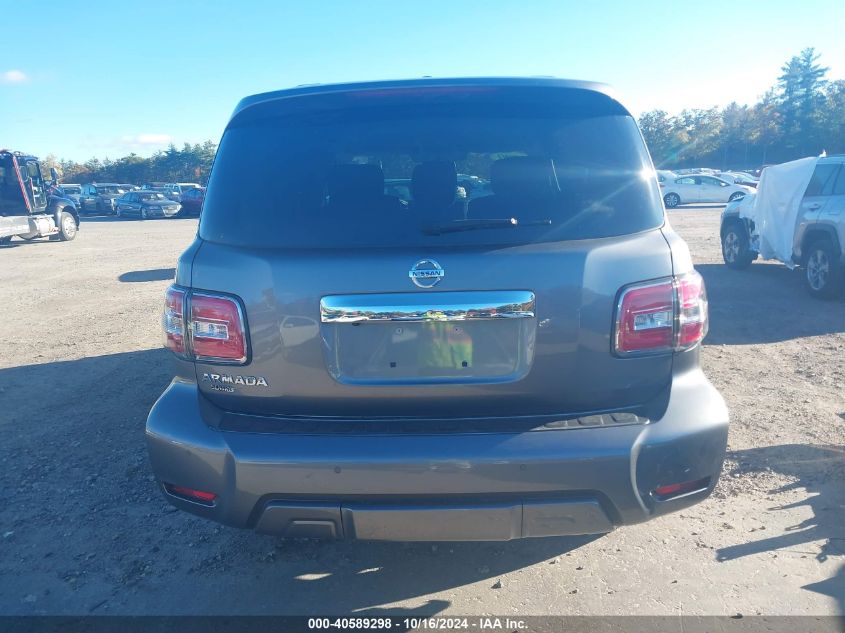 2020 Nissan Armada Sv 4Wd VIN: JN8AY2NC6L9616608 Lot: 40589298