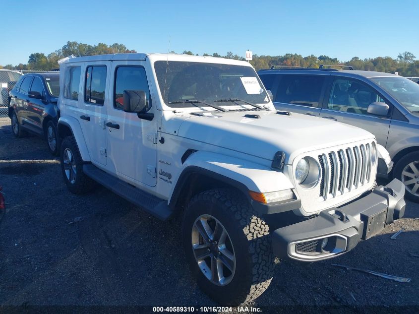 2019 Jeep Wrangler Unlimited Sahara 4X4 VIN: 1C4HJXEN6KW507708 Lot: 40589310