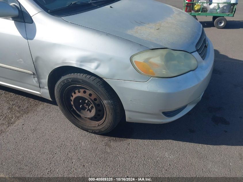 2003 Toyota Corolla Le VIN: 1NXBR32E33Z188899 Lot: 40589325