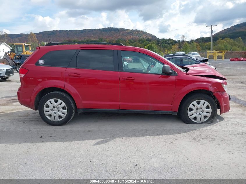 2018 Dodge Journey Se VIN: 3C4PDCAB7JT229638 Lot: 40589340