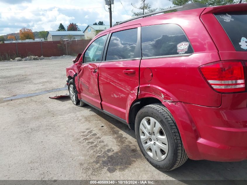 2018 Dodge Journey Se VIN: 3C4PDCAB7JT229638 Lot: 40589340