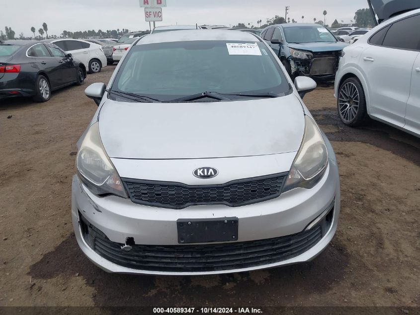 2016 Kia Rio Lx VIN: KNADM4A35G6589685 Lot: 40589347