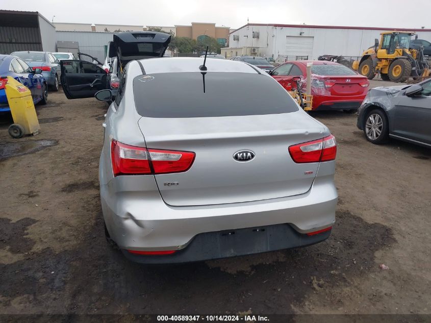 2016 Kia Rio Lx VIN: KNADM4A35G6589685 Lot: 40589347